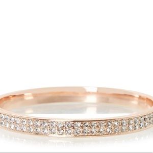 Fashion Jewelry Gold Jewel Pave Bangle Bracelet